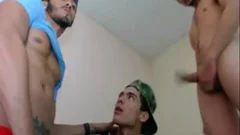 3 Way oriental ass Licking And knob sucking