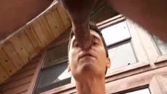 unshaved Muscle Bald Bear fucks Jay Roberts