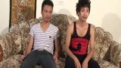 Toyed oriental twink butt