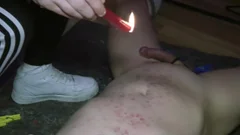 taskmaster Dominates serf 539 (pt.2/3) sadomasochism CBT pang Wax Fetish Sneakers