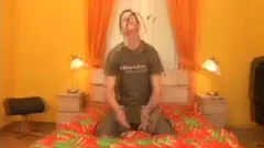 Cute twink boy wanking