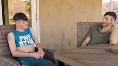 Next Door Twink: Avery and Michael's Car Repair Fumble