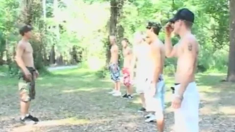 Two Country dudes Wrestle naked Then blow Each Other