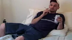 gorgeous Military guy Jerks Off