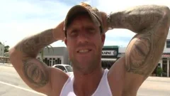 Free gay porn FULL LENGTH on public rooftop