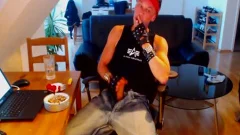 Amateur fetish wanking scene