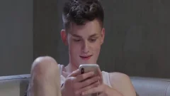 Tattooed amateur homemade butt fucking video