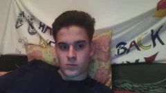 German cutie Cums-Eats It & Fingering His booty