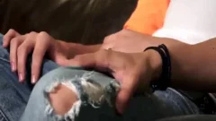 Young couple wants hard ramming