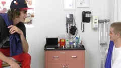 Fooling Around In The Doctors Office dong engulfing And Checking My cum Load