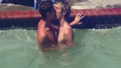 bare Pool Party -  Jessie Montgomery And Damon Archer