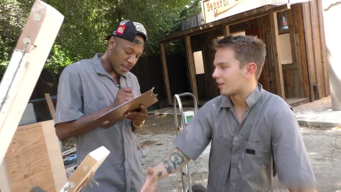 DownLow Boys: Foreman's Massive Jizz Blast For Twinkie Boi