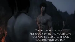 A lascivious Vampire rencounters A young cute twink And A Frenzy Of Sex Ensues. lascivious cum Fest? yes.