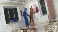 fuckling the silicone dildo in a gay hole