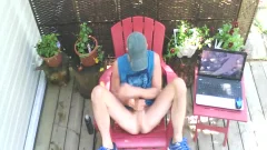 Outdoor fake penis Session 1 Jonathan Beaulieu 480p 030414 2
