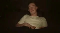 excited amateur dude Olly Tayler Solo Plays In A Moving Car