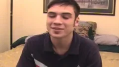 dirty Brunnette boy Jerks his knob