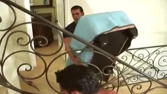 men hammer On The Stairs