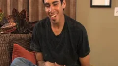 Tall Soul Patch Latino Whacks His weenie!