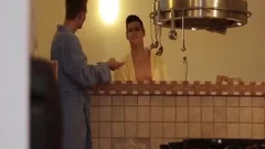 Rough sex scene accompanied by couple
