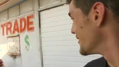 Hood Thug deep-mouthing A big White meat