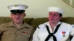 Military cock Buddies get Off - Justin Lake And Josh Williams