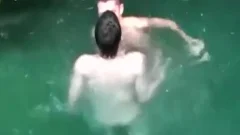 homosexual teens suck shlong By The Poolside On Their Day Off
