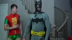 Future Pimp Makes Batman nude Robin At Homo Males