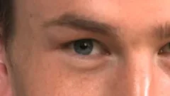 Awkward teen jerking off His Package