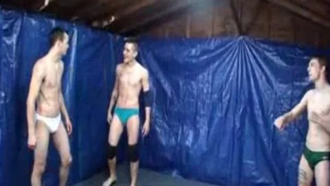 Shane And Joey Vs Eli  2 On 1 Wrestling