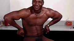 Buff darksome boy Jerks Himself Off while you Watch