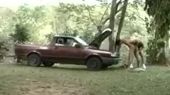 Working On The Truck