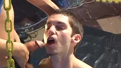 Thirsty boys Pissing