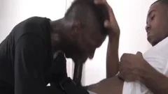 Two dark gay guys Want Each Other
