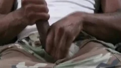 White gay On Blindfold drilled By huge Dar