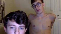 Two dudes Showing Their weenies In Live