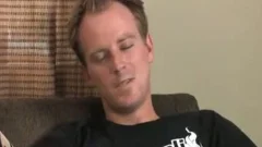 Creepy blonde boy Smiles And Jacks Off