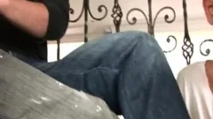 Latinos pokeing On The Stairs