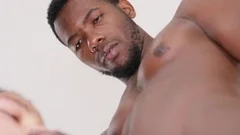 Look At His Hungry hole Rising Up To Take That Oversized dark dong