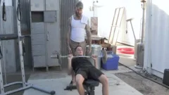 hairy Stepdad pokes charming lad