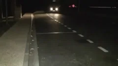 man receives banged And Loaded On A highway Rest Stop.