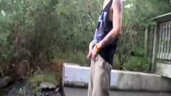 Sean Johansen Tugging penis