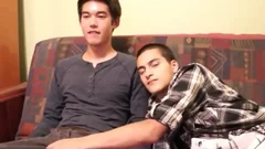 Chinese lad suck job ejaculation
