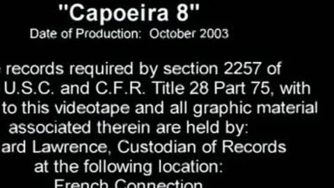 Capoeira 7 - Scene two - The French Connection
