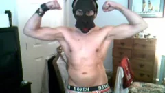 Dogfellow receives Milked With Venus 2000 And Some Flexing:)