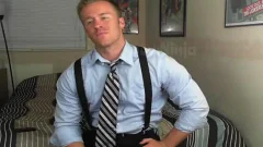 Straight guy Cums With butthole dildo
