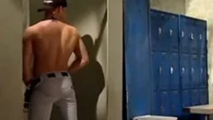 Lockerroom threesome