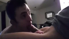 engulfing A thick shlong With Hard Facefucking And sperm Swallowing Facial