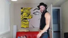 Frank Jerks Off On webcam