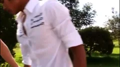 Outdoor teen unprotected And cum drinking